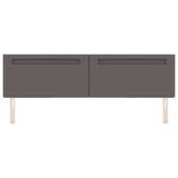 vidaXL Hoofdbord Grijs PVC - 200 cm - 41% Korting