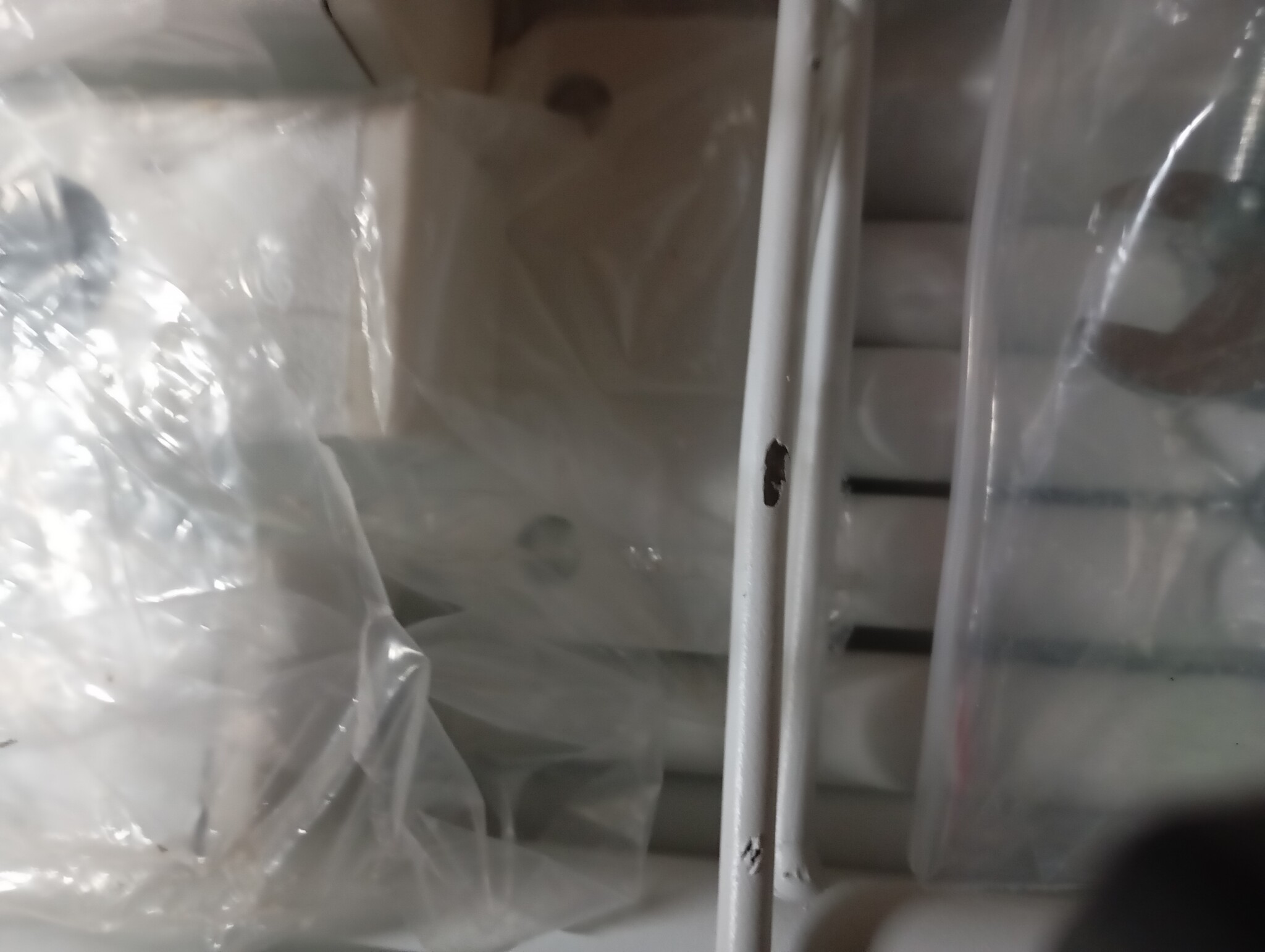 vidaXL Bedframe zonder matras opvouwbaar 107x203 cm staal wit