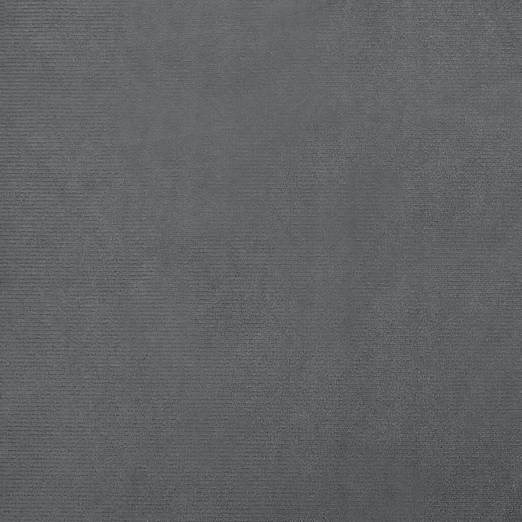 vidaXL Hondenmand 100x54x33 cm Fluweel Donkergrijs - 42% Korting