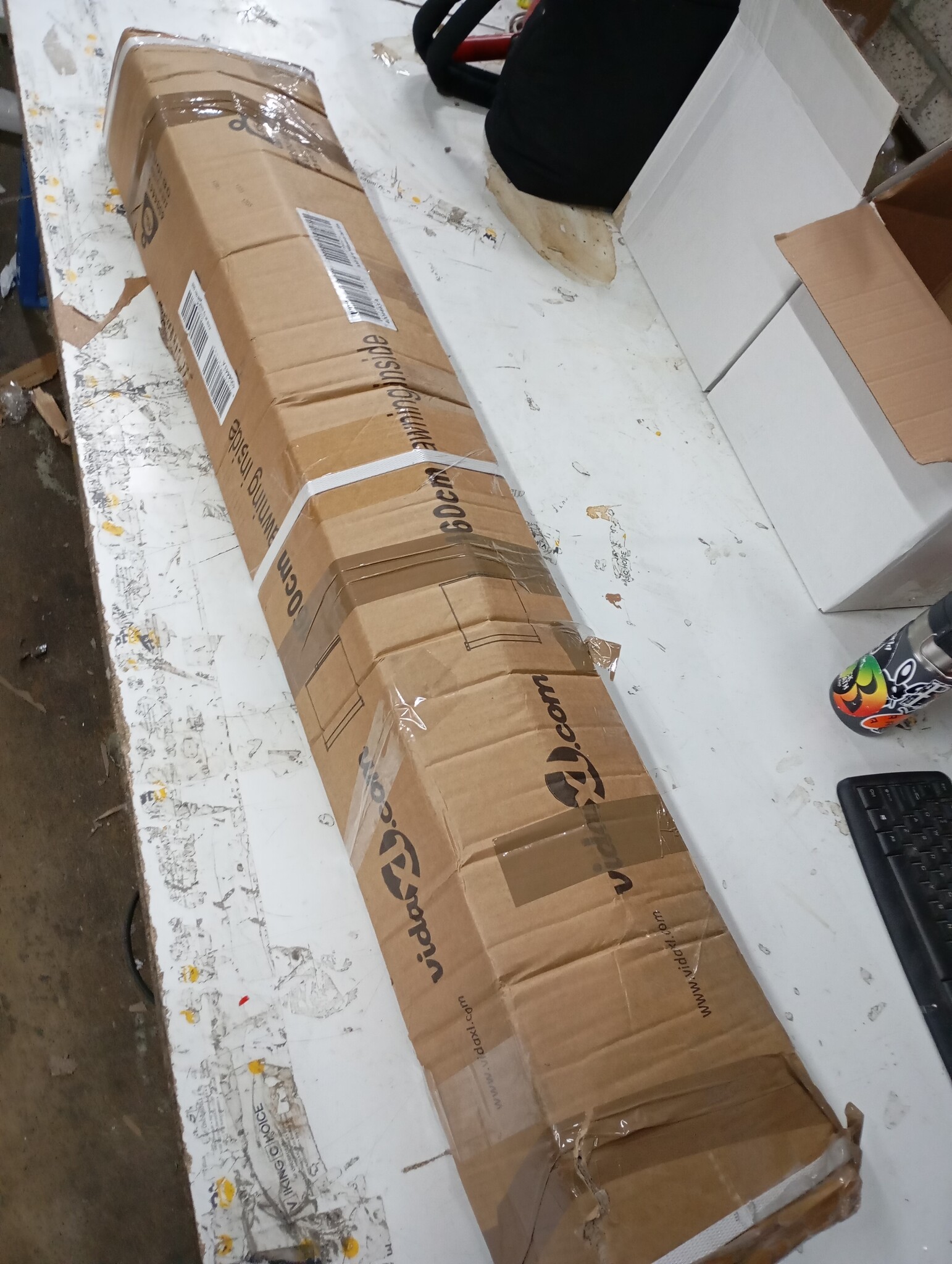 vidaXL Windscherm uittrekbaar 160x500 cm antracietkleurig