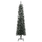 vidaXL Kunstkerstboom Smal 180 cm PVC Groen - 41% Korting!
