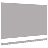 vidaXL Vervangingsdoek voor zonnescherm Lichtgrijs 500 × 300 cm Canvas