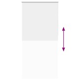 vidaXL Rolgordijn Wit 115x230 cm - 63% Korting!