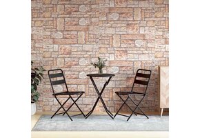 vidaXL Wandpanelen 10 st EPS Bruin - 42% Korting!