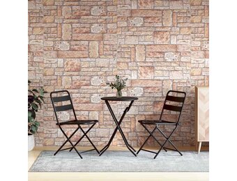 vidaXL Wandpanelen 10 st EPS Bruin - 42% Korting!