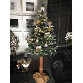 Kunstkerstboom 160 cm - 47% Korting! - Sneeuw & Dennenappels