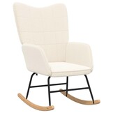 VidaXL Relaxfauteuil Crème - 61x78x98cm - Nu met 35% korting!