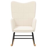 VidaXL Relaxfauteuil Crème - 61x78x98cm - Nu met 35% korting!