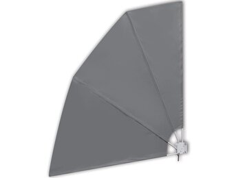 vidaXL Balkonscherm Inklapbaar 210x210 cm Grijs - 47% Korting!