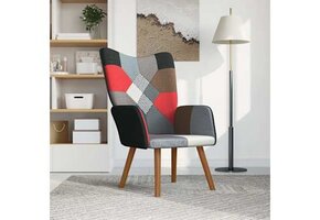 vidaXL Relaxstoel Patchwork Stof - 47% Korting