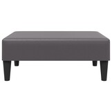 VidaXL Voetenbank Grijs Kunstleer - 62% Korting - 77x55x31 cm