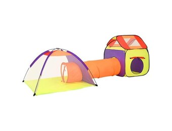 vidaXL Kinderspeeltent 338cm Meerkleurig - 89% Korting!