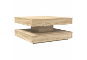 vidaXL Salontafel 360° draaibaar, Sonoma Eiken - 62% korting!