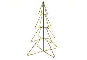 vidaXL Kerstboom 240 LED's 115x150 cm - Binnen/Buiten - 35% Korting