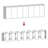 vidaXL Verhoogde Plantenbak Cortenstaal 280x40x80 cm - 60% Korting!