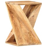 vidaXL Bijzettafel 35x35x55 cm massief mangohout - Nu 35% Korting!