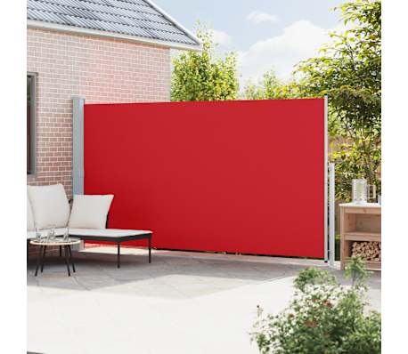 VidaXL Uittrekbaar Tuinscherm 200x500cm Rood - 65% Korting