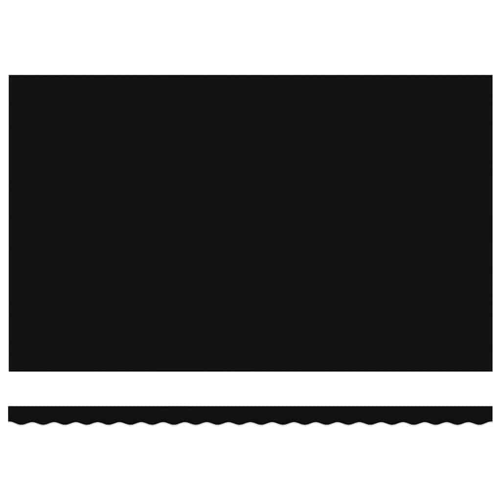 vidaXL Zonnescherm Doek Zwart 500x350 cm Canvas | 62% Korting