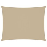 vidaXL Zonnescherm Rechthoekig 2x3,5m Oxford Beige | 37% Korting