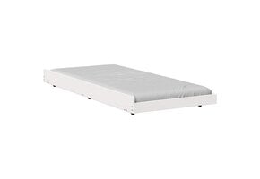 vidaXL Bedframe Wit 75x190 cm Grenenhout | 53% Korting!