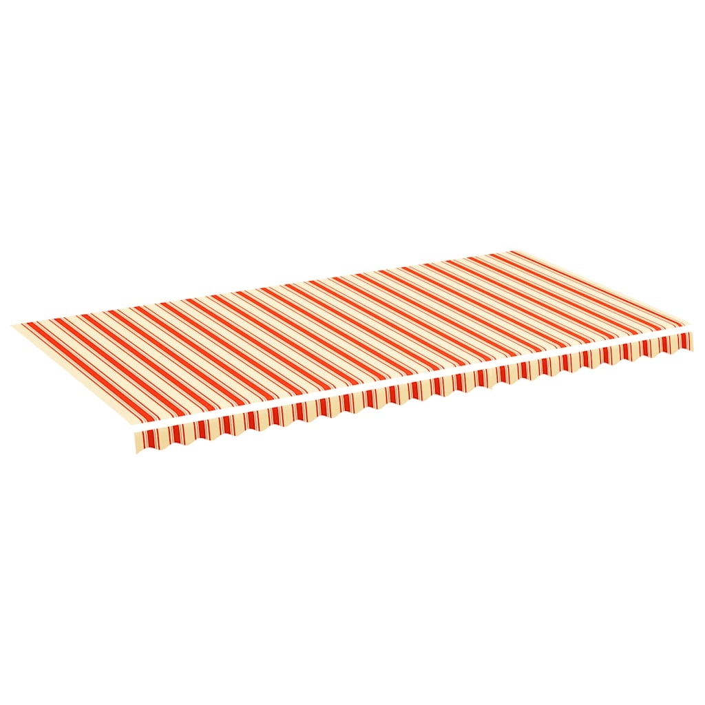 vidaXL Vervangingsdoek Luifel 6x3m Geel/Oranje - 62% Korting!