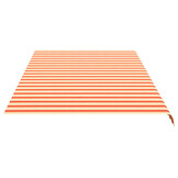 vidaXL Vervangingsdoek Luifel 6x3m Geel/Oranje - 62% Korting!