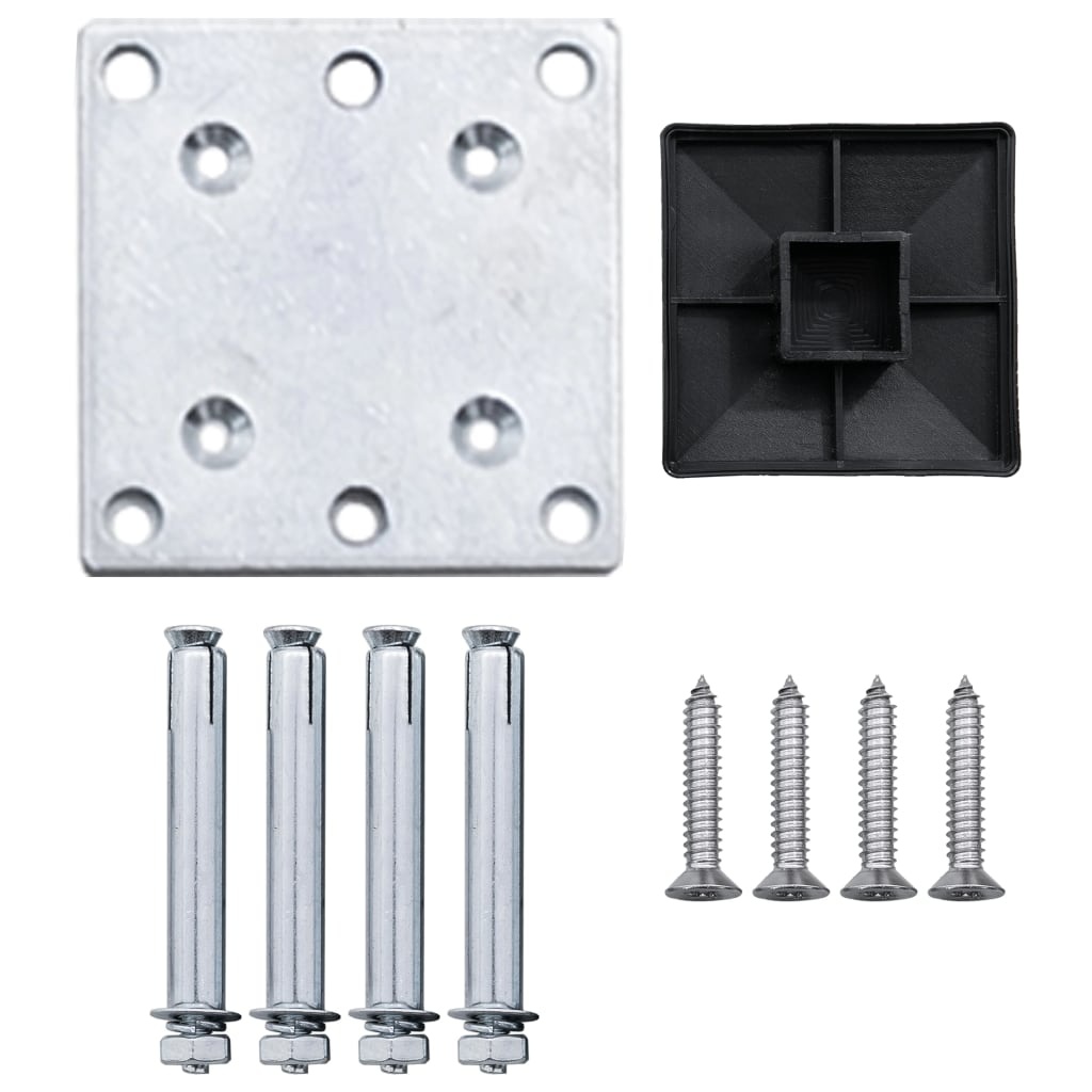 vidaXL Schutting HKC Bruin 175x105 cm - 68% Korting!