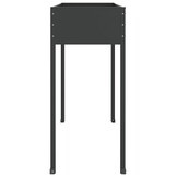 vidaXL Plantenbak 100,5x40,5x90 cm Staal Antraciet - 55% Korting!