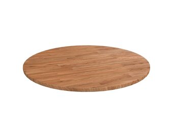 vidaXL Eikenhouten Tafelblad 80cm - 55% Korting!