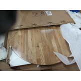 vidaXL Eikenhouten Tafelblad 80cm - 55% Korting!