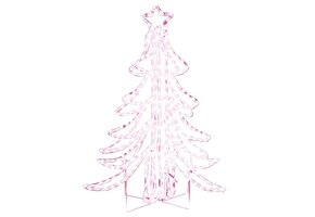 vidaXL Kerstboom LED Figuur - 87x87x93 cm - 35% Korting