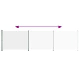 vidaXL Uittrekbaar Tuinscherm Crème - 600x160cm | 60% Korting