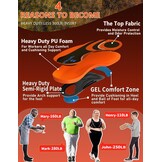 Orthopedische Werkinlegzolen Trustfeet B101 | Oranje | Maat M (41-43) - 30% Korting!