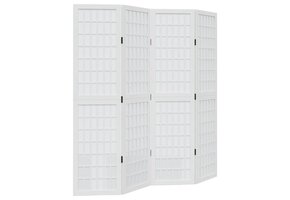 VidaXL Kamerscherm Wit - 68% Korting - Paulowniahout (Retourproduct)