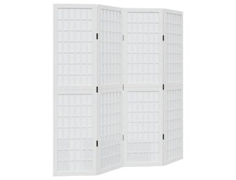 VidaXL Kamerscherm Wit - 68% Korting - Paulowniahout (Retourproduct)