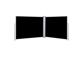 vidaXL Uittrekbaar Windscherm 140x1000cm Zwart - 57% Korting!