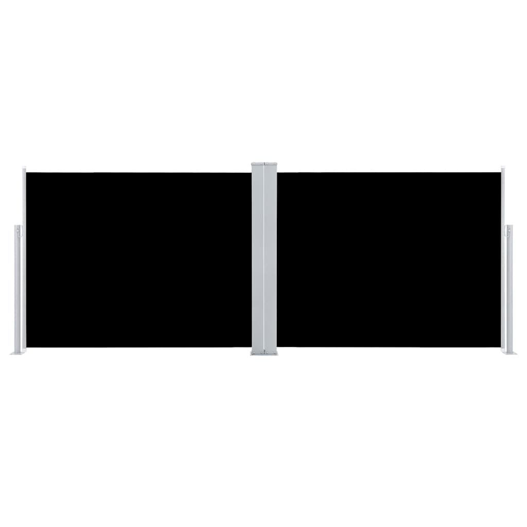 vidaXL Uittrekbaar Windscherm 140x1000cm Zwart - 57% Korting!
