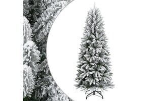 vidaXL Kunstkerstboom met Sneeuw, 180 cm | Nu 42% Korting!