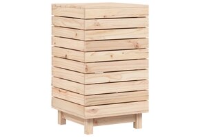 VidaXL Wasmand Grenenhout - 44x44x76 cm | 53% Korting!