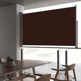 vidaXL Uittrekbaar Tuinscherm (140x300cm, Bruin) - 73% Korting!