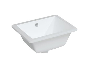 vidaXL Wastafel Rechthoekig Wit (64% korting)