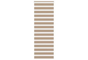 vidaXL Zebra Gordijn 70x200cm Zandbruin | 43% Korting