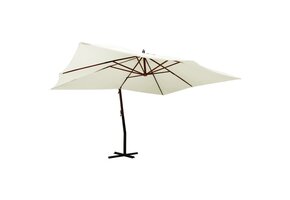 VidaXL Zweefparasol Zandwit 400x300cm - 41% Korting!