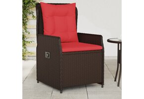 vidaXL Liggende Tuinstoelen 2-Stuks Polyrotan Bruin (43% Korting)