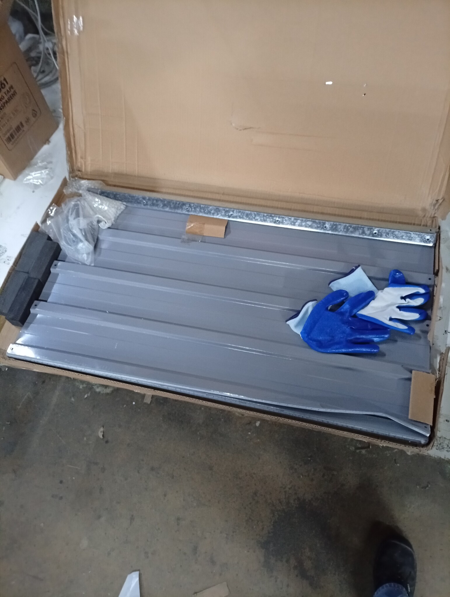 vidaXL Verhoogd Plantenbed Grijs Staal 160x80x77 cm - 60% Korting!