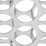 vidaXL Wijnrek 27 flessen zilver aluminium - 55% Korting!