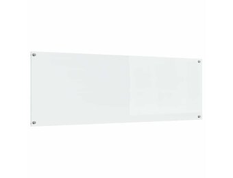 vidaXL Keuken Achterwand Gehard Glas Doorzichtig 120x40cm - 70% Korting!