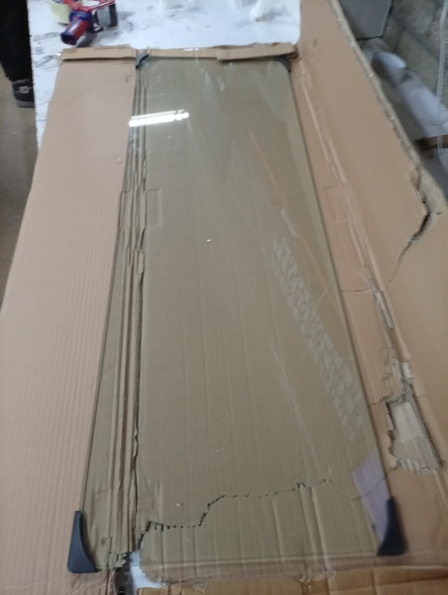 vidaXL Keuken Achterwand Gehard Glas Doorzichtig 120x40cm - 70% Korting!