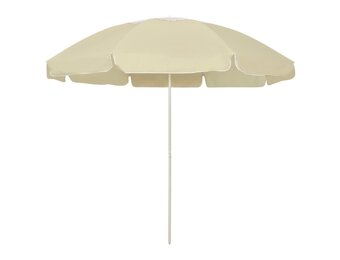 vidaXL Strandparasol 240 cm Zandgeel - 43% Korting!