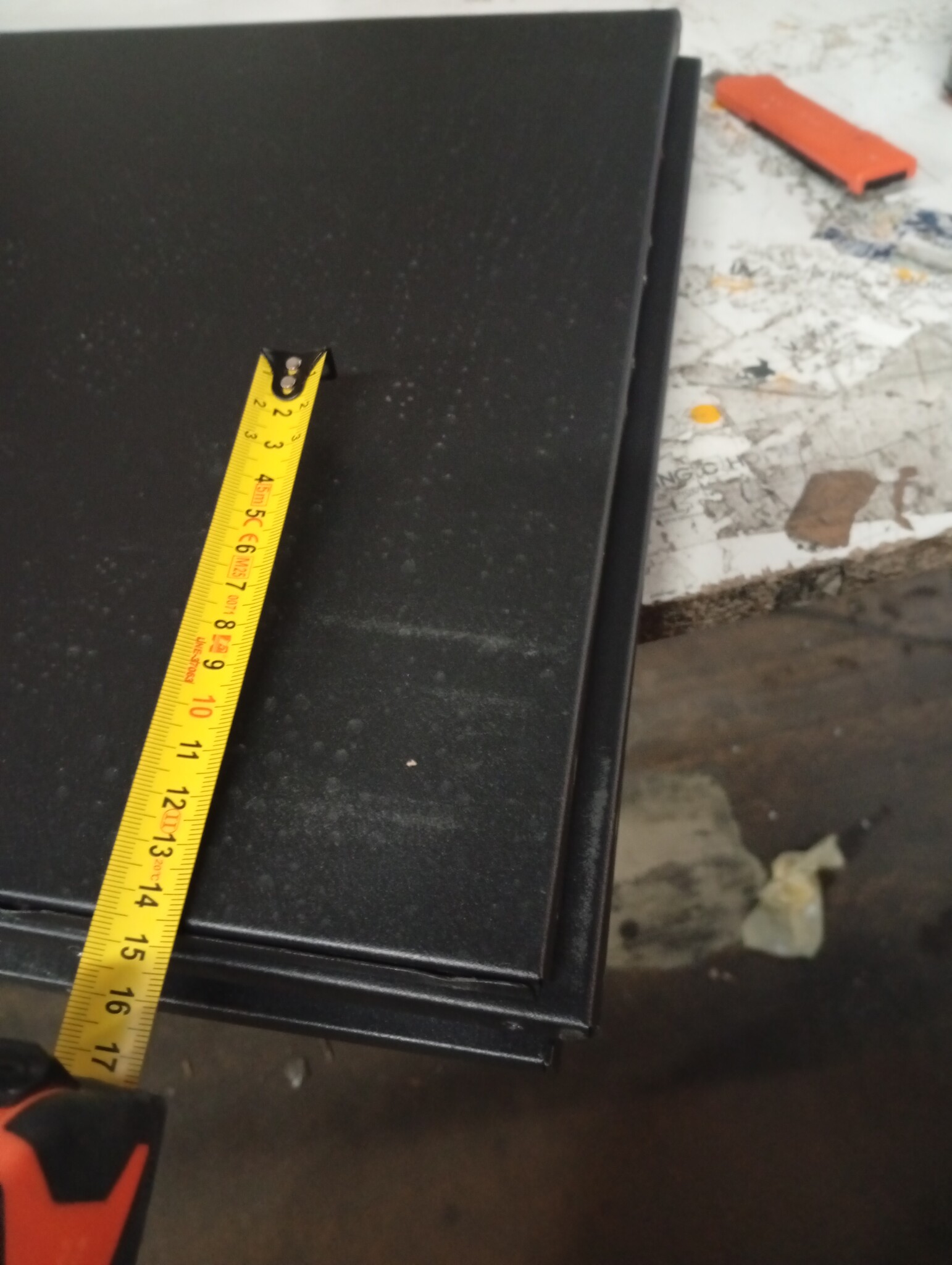 vidaXL Plantenbak Zwart 120x40x40 cm Koudgewalst Staal - 55% Korting